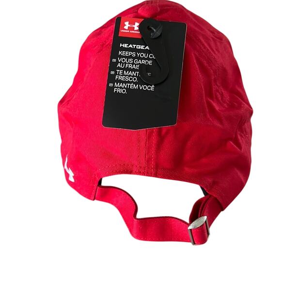 Under Armour Heat Gear Let Freedom Ring Red Baseball Cap NWT - Picture 4 of 7